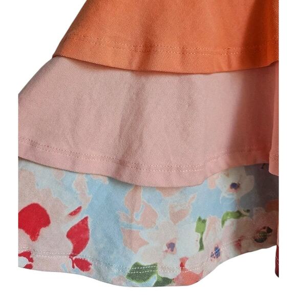 NWT Matilda Jane Womens SMALL Peplum Tier Ruffle Top Tee Happy & Free Dream Puff - Picture 4 of 8